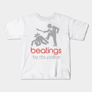 POLICE BEATINGS by Tai's Tees Kids T-Shirt